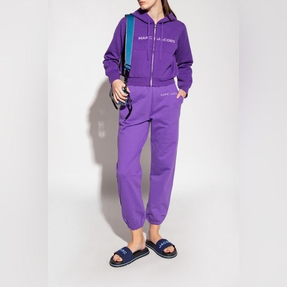 Marc Jacobs | The Slide In Navy With Logo NEW - Picture 3 of 8